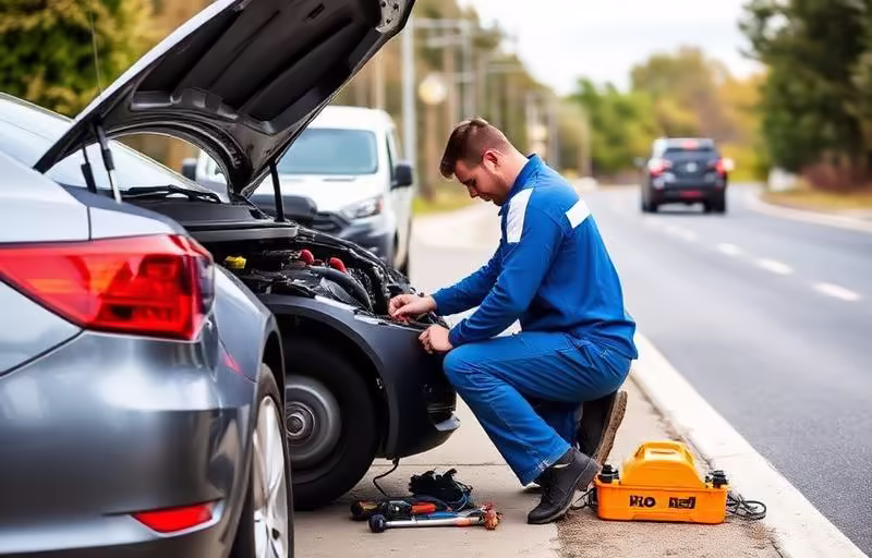 Roadside assistance technician